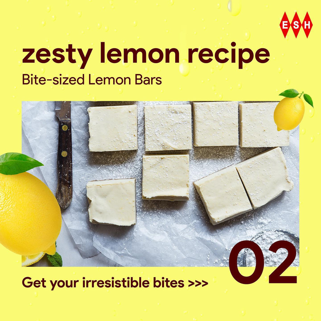 Zesty Lemon Recipe: Bite-sized Lemon Bars
