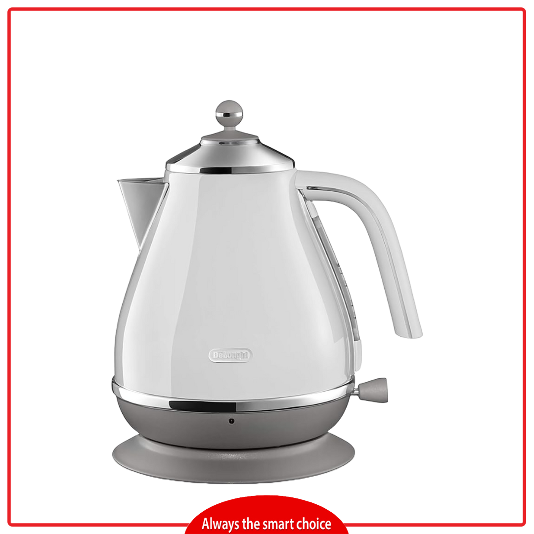 Delonghi KBOC2001.W 1.7L Icona Capitals Sydney White Kettle ESH ESH