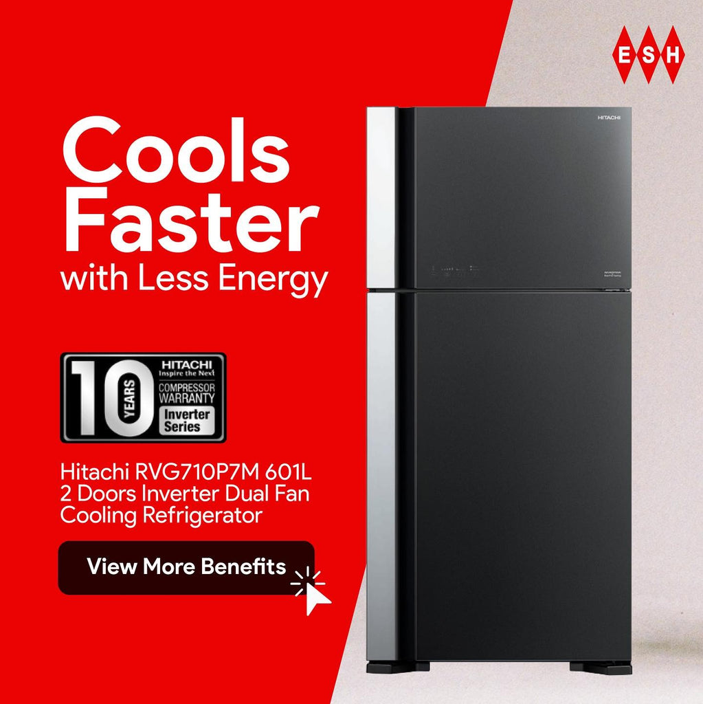 Cools faster with less energy with Hitachi Refrigerator