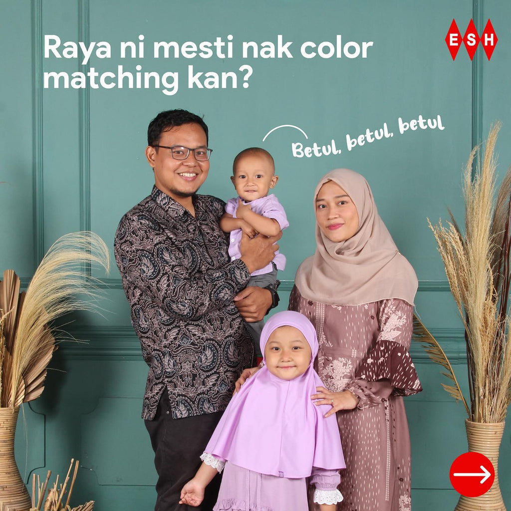 Raya ni mesti nak Color Matching kan?