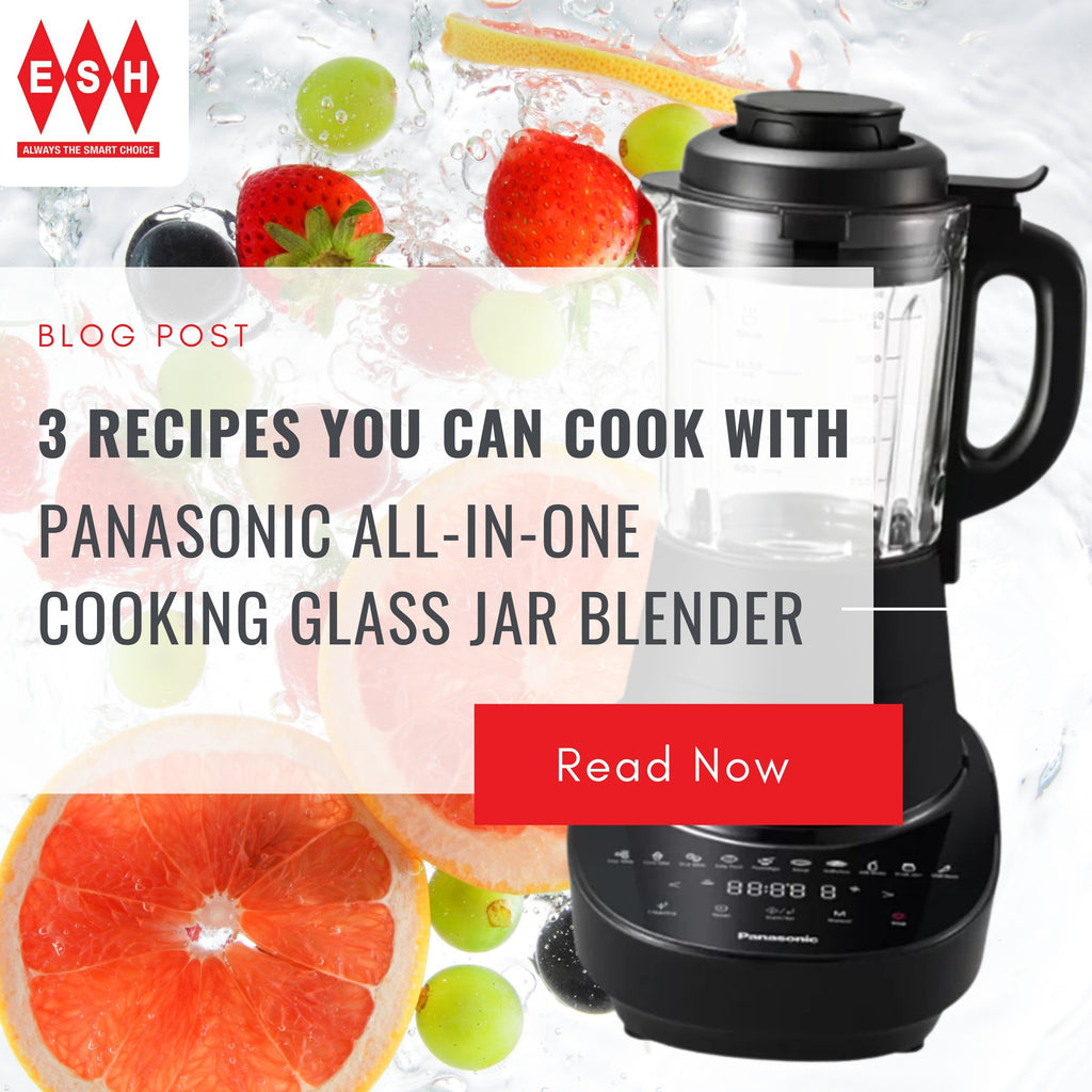 🥣 3 Recipes You Can Cook with the Panasonic All-In-One Cooking Glass Jar Blender