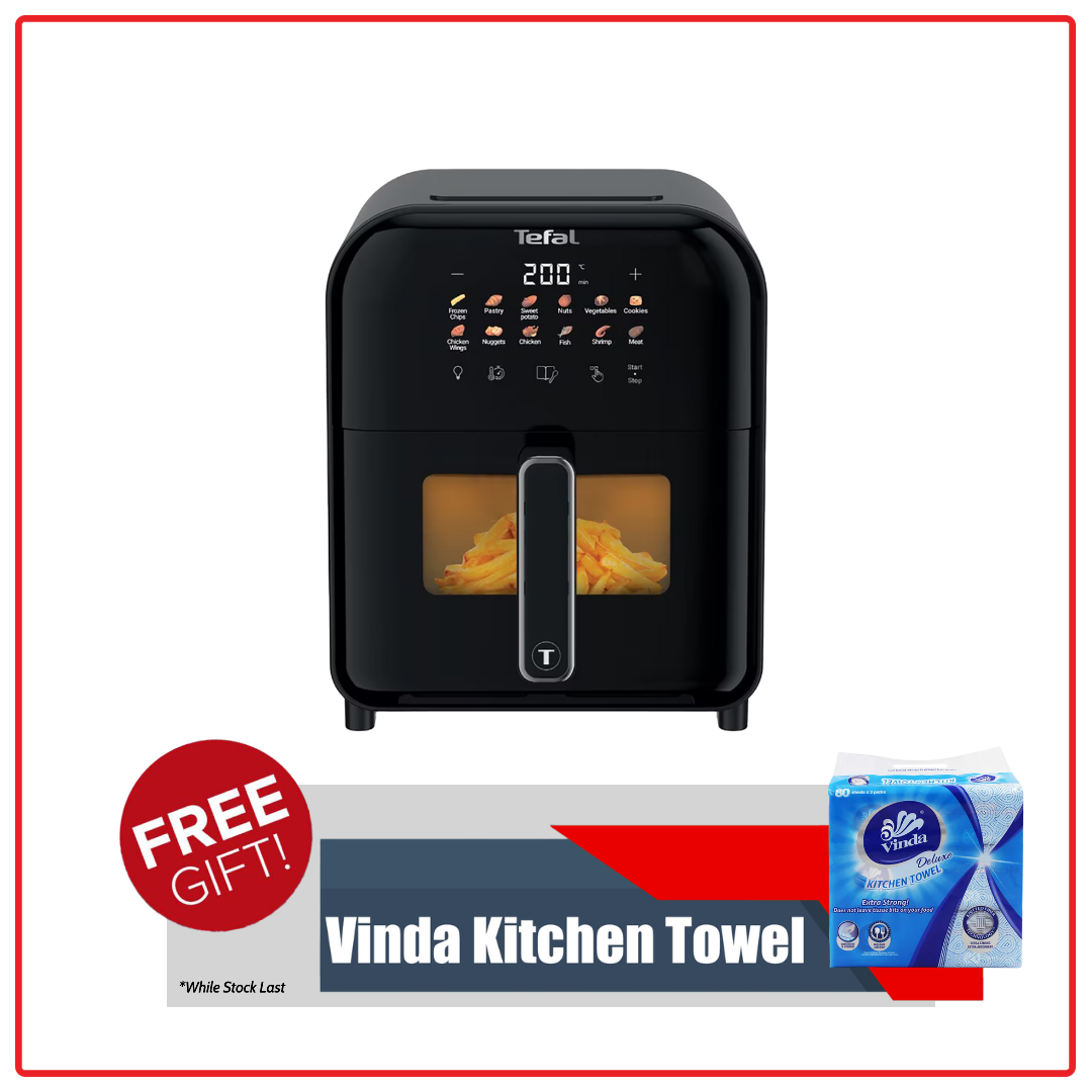 Tefal EY8218 6.0L Easy Fry Far Infrared Vision Air Fryer ESH Electrical