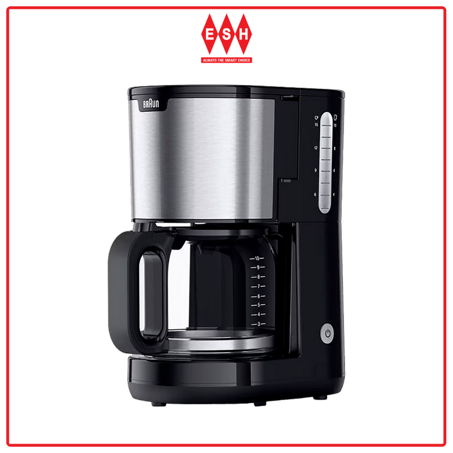 Braun KF1500BK PurShine 10 Cup AromaCarafe Coffee Maker – ESH Electrical