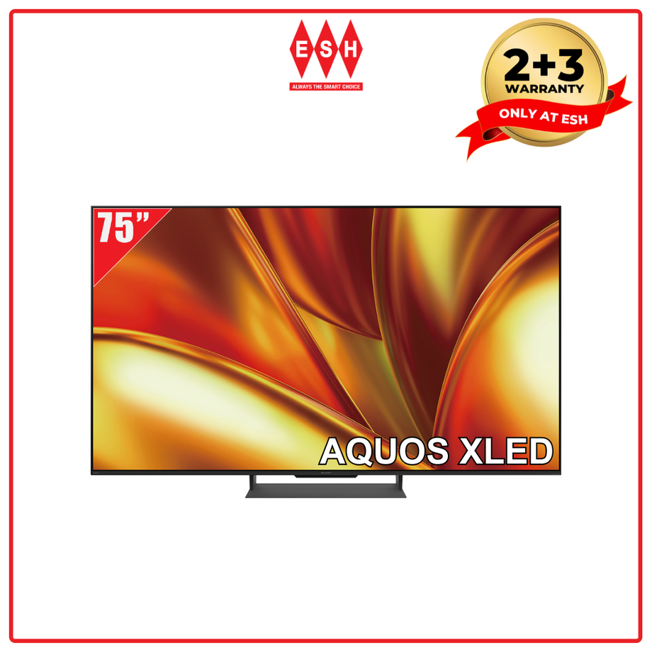 Sharp 4TC75GU8500X 75 Inch AQUOS XLED 4K UHD Google TV – ESH