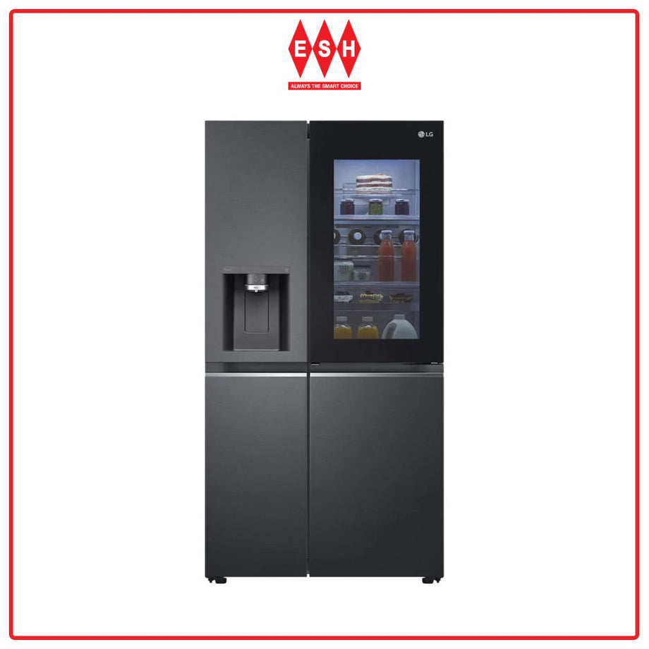 LG GC-X257CQES 635L Side-by-Side Fridge with InstaView & Door-in