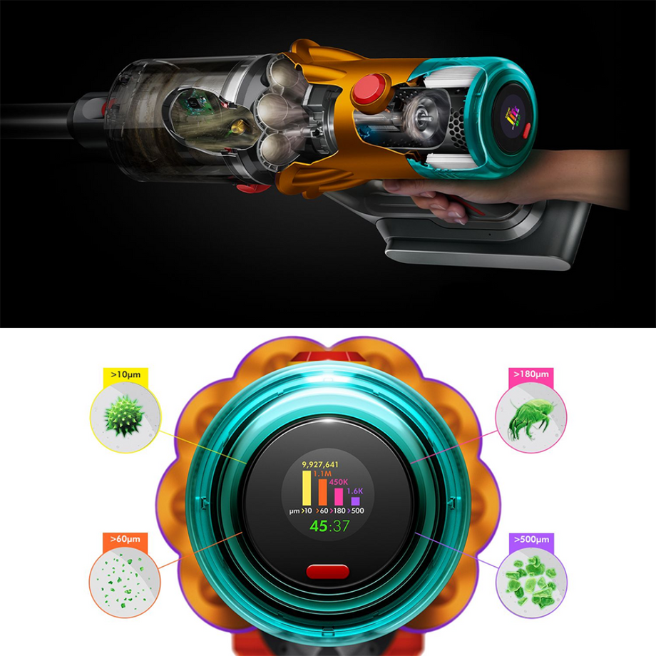 Dyson V12 Detect Slim Absolute SV46 HEPA (Yellow & Nickel