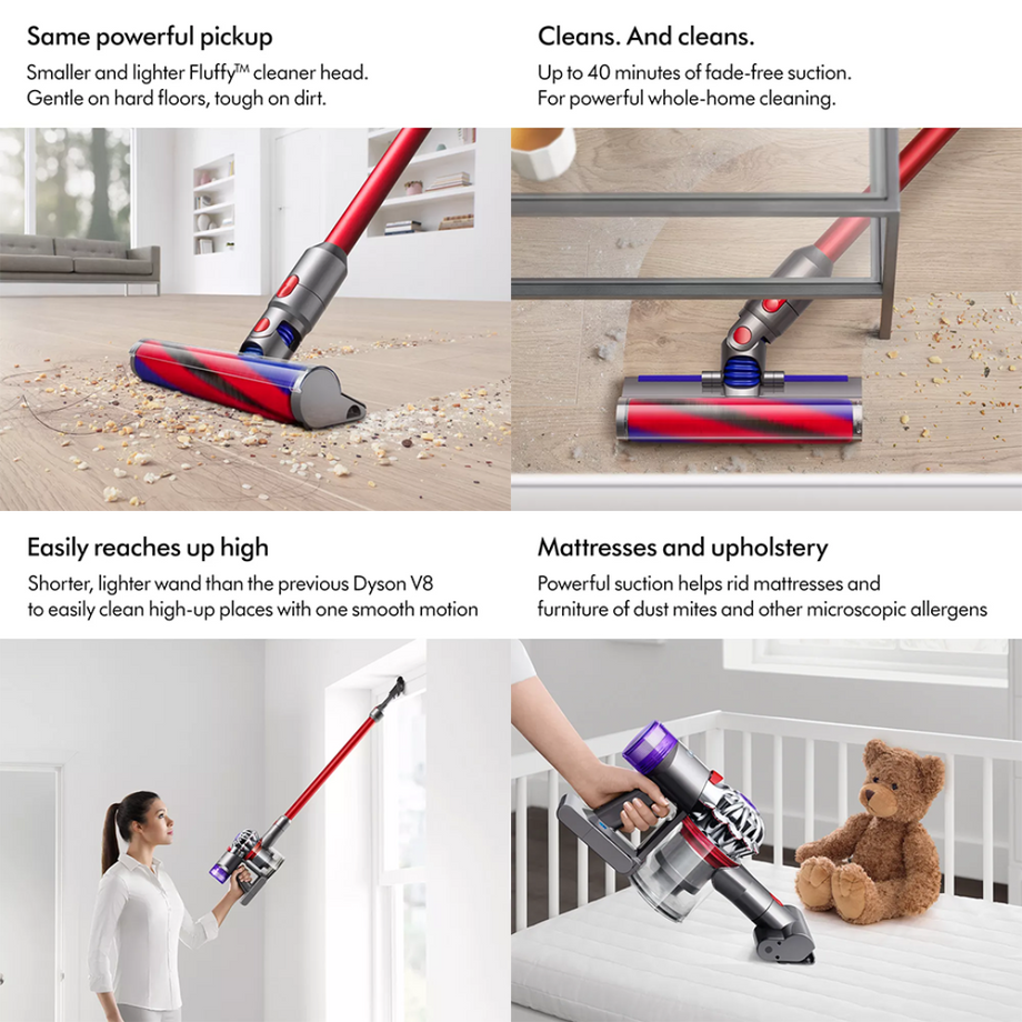 Dyson shop v8 cleaning