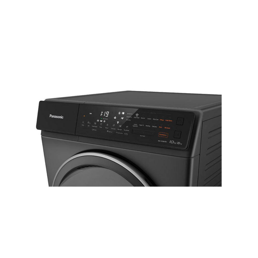 Panasonic NA-S106FR1BM Gentle Dry and Hygienic Front Load 10kg Panasonic NA-S106FR1BM Gentle Dry and Hygienic Front Load 10kg