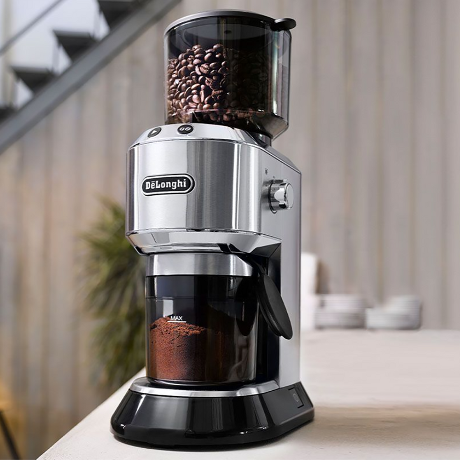 DeLonghi KG521.M Dedica Conical Burr Coffee Grinder – ESH Electrical DeLonghi KG521.M Dedica Conical Burr Coffee Grinder – ESH Electrical