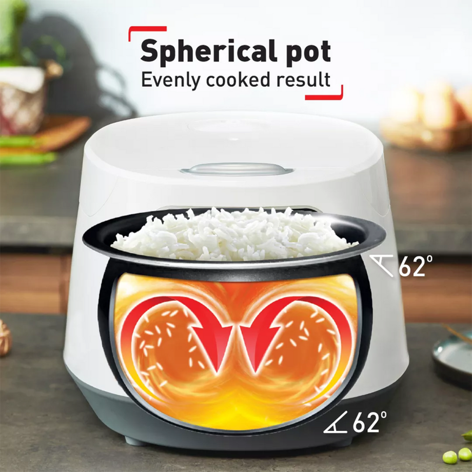 Tefal RK7301 1.0L Easy Rice Compact Fuzzy Logic Rice Cooker ESH