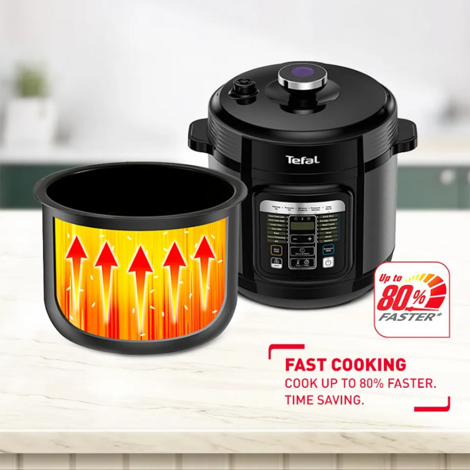 Tefal Home Chef Smart Electric Pressure Cooker 6L capacity CY601D –  Famousbrands-ph