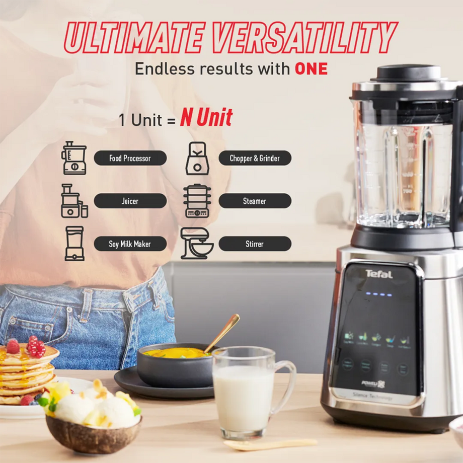 Tefal BL98S Ultrablend Silence Heating High Speed Blender