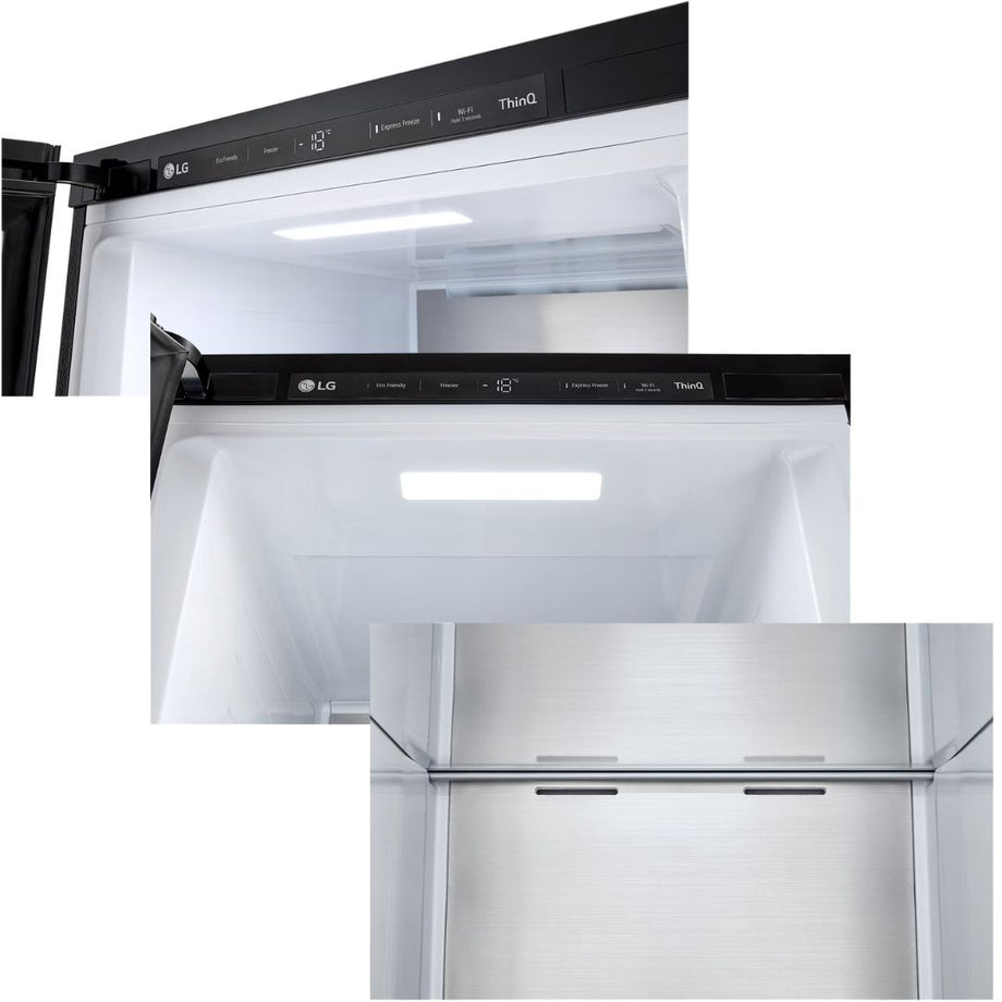 LG GC-B414FGQF 321L Single Door Freezer in Beige Finish | ESH