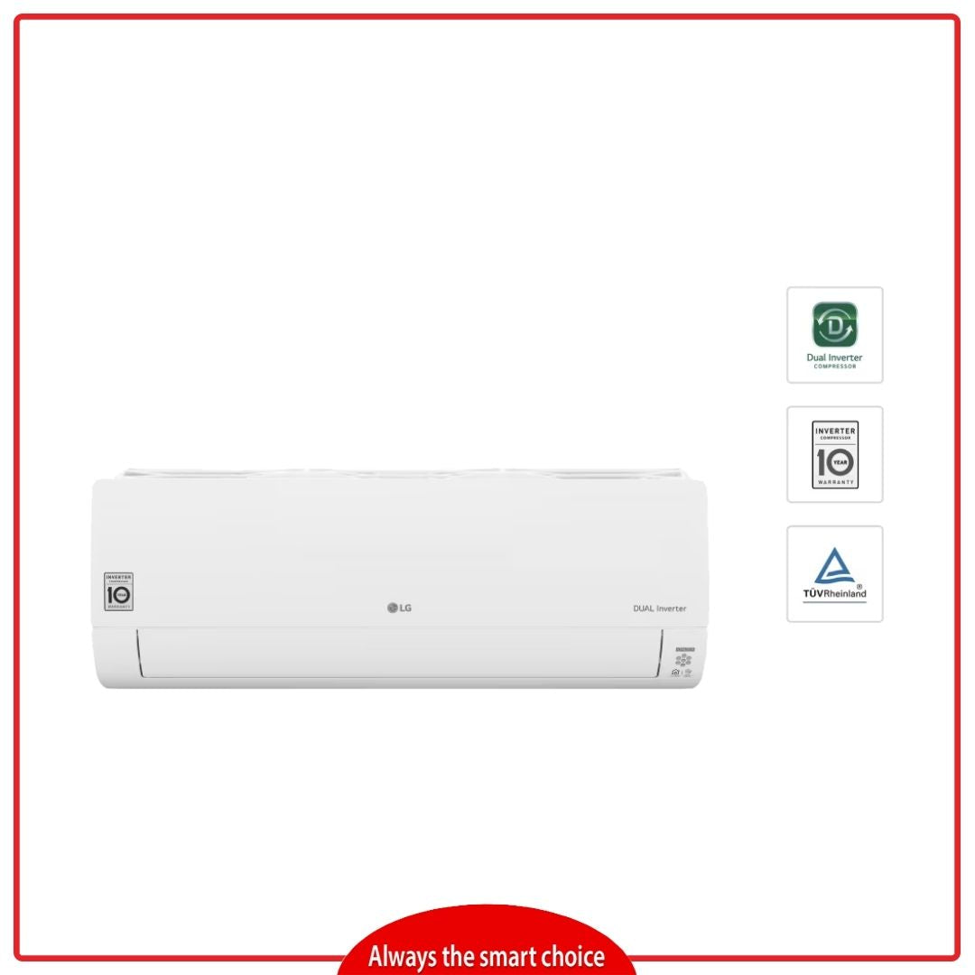 LG 1.0HP Dual Inverter Premium Air Conditioner with Ionizer and ThinQ ...