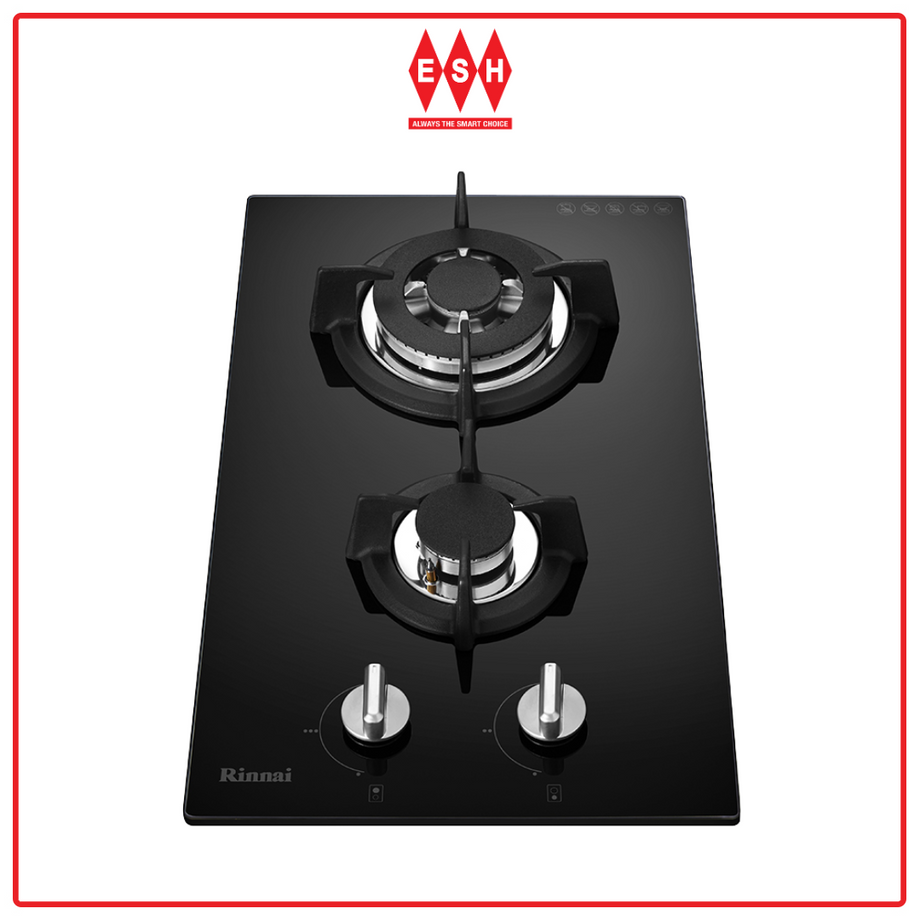 Rinnai RB-3312S-GBS Domino Double Burner Built in Gas Hob | ESH