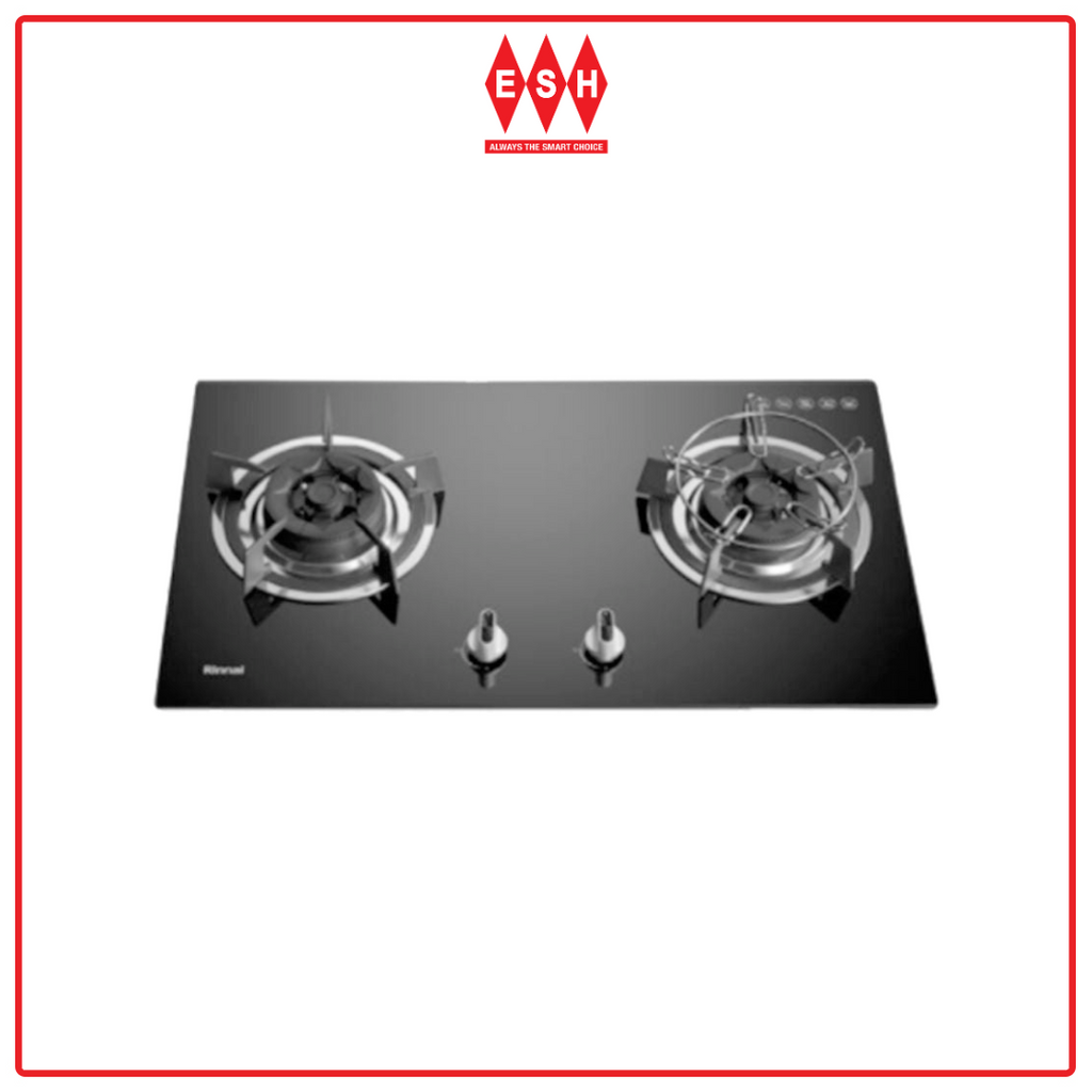 Rinnai RB782G 2-Burner Flexi Hob Built-in Gas Hob (Glass) | ESH Rinnai RB782G 2-Burner Flexi Hob Built-in Gas Hob (Glass) | ESH