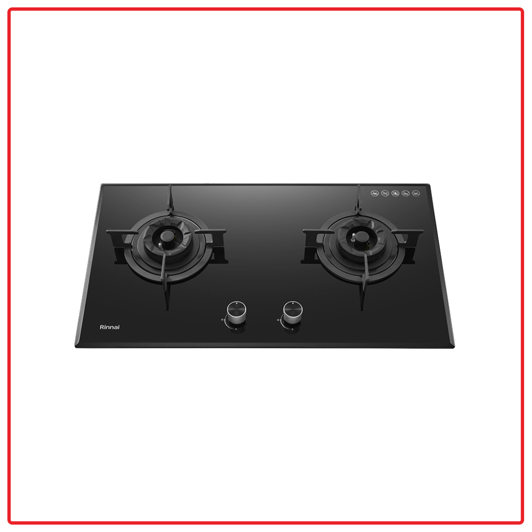 Rinnai RB-772G 2-Burner Built-in Gas Hob (Glass) – ESH Rinnai RB-772G 2-Burner Built-in Gas Hob (Glass) – ESH