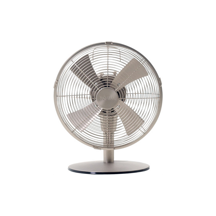Stainless steel outlet desk fan
