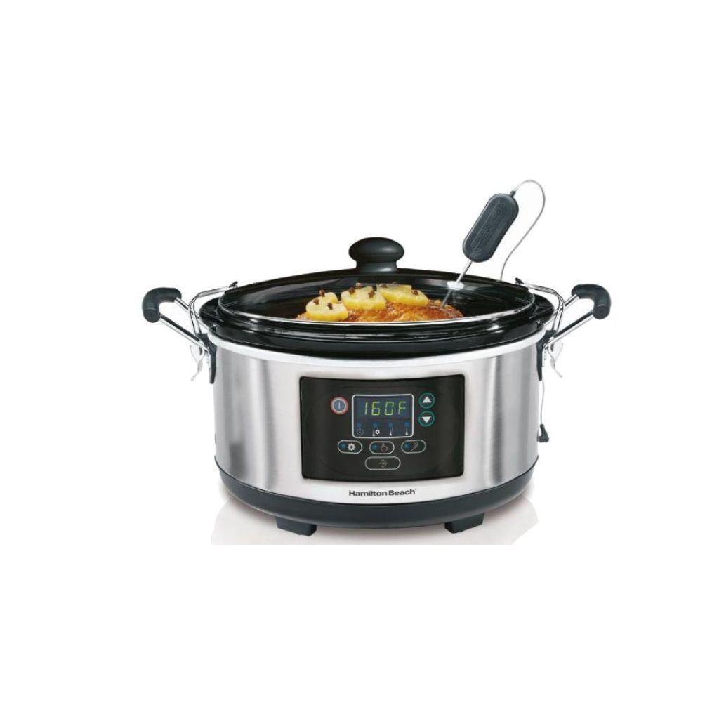 Best Buy: Hamilton Beach 3-Quart Slow Cooker Black/Silver 33237