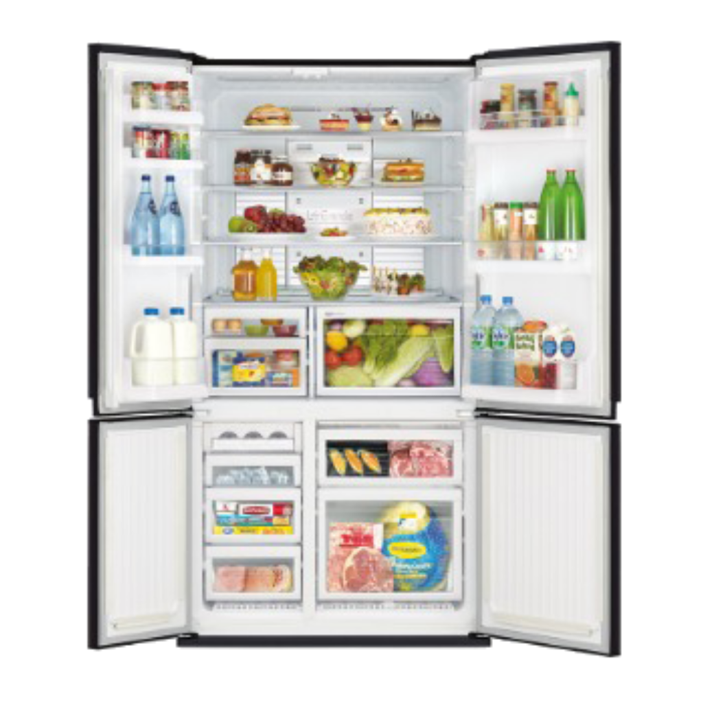 Mitsubishi MRL78EN 710L 4-Door French Glass Door Refrigerator | ESH