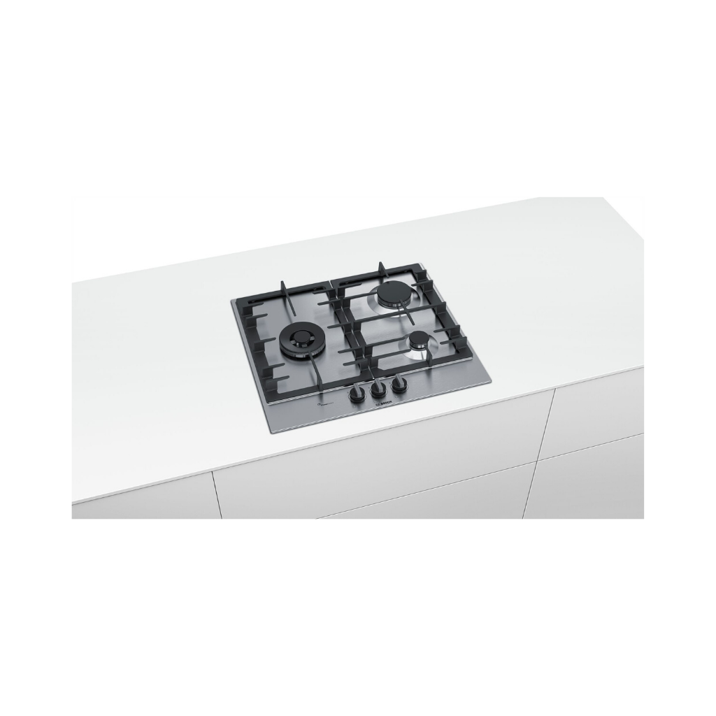 Bosch PCC6A5B90 60cm Built-In FlameSelect Stainless Steel Gas Hob