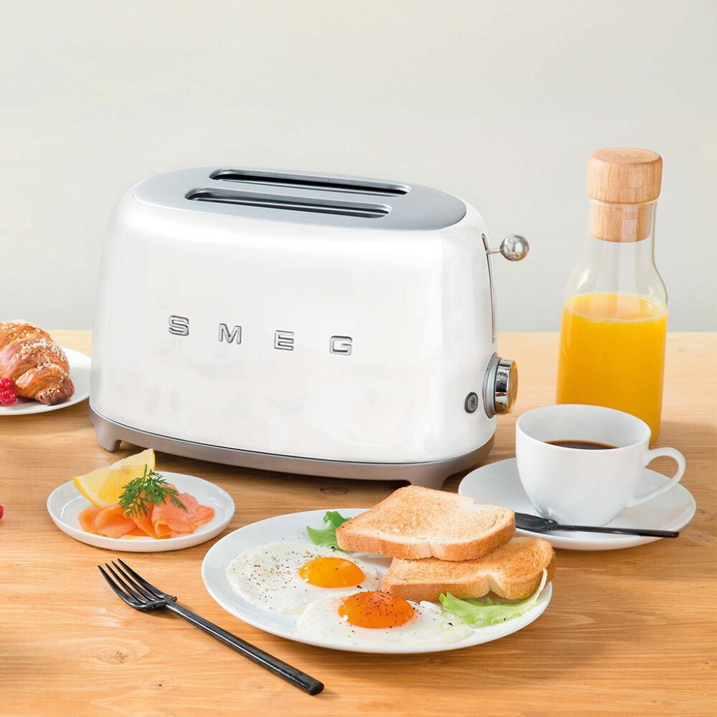 Toaster SMEG 2 Tranches Noir Mat