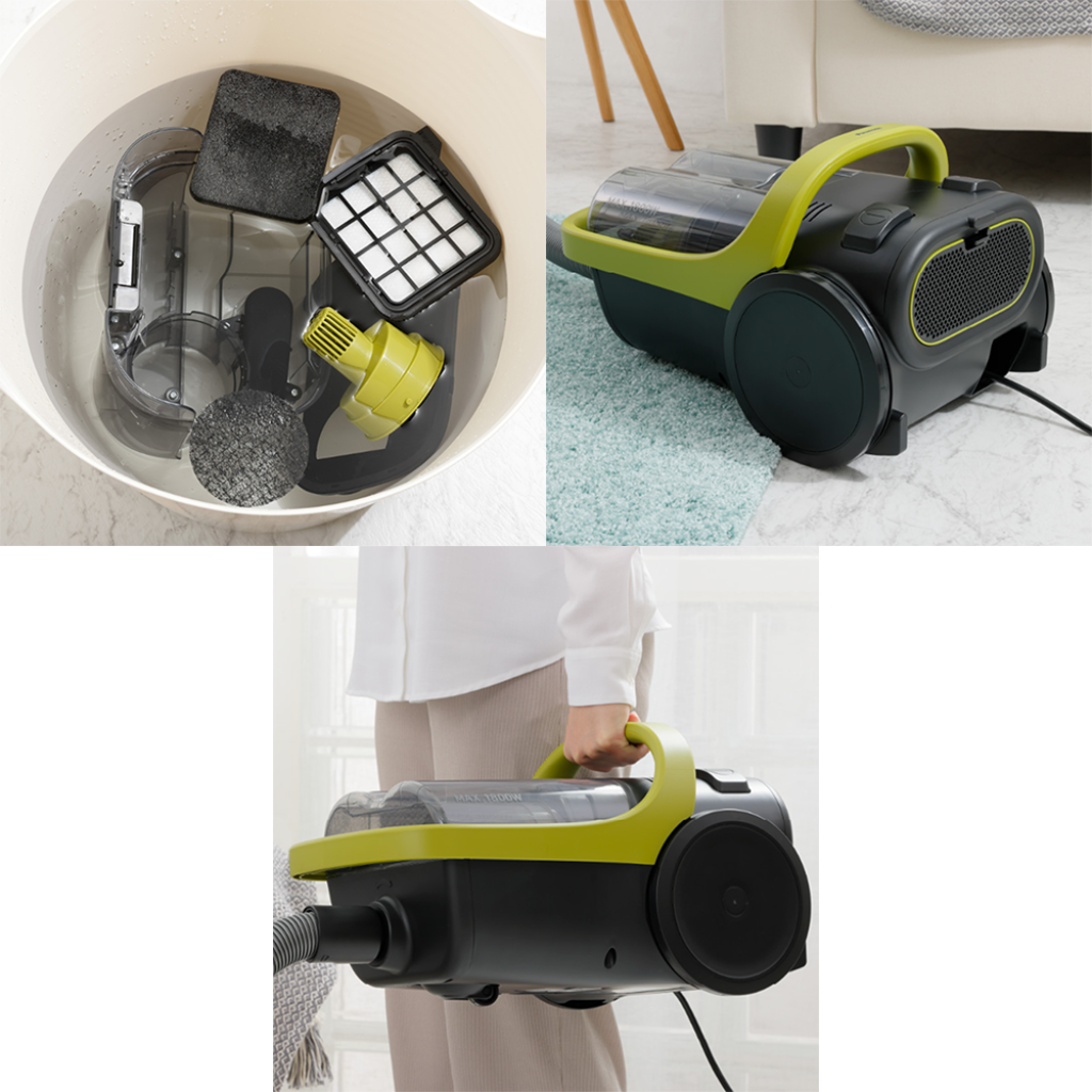 Panasonic MC-CL603 1800W HEPA Filter Cyclone Bagless Canister Vacuum C – ESH Electrical