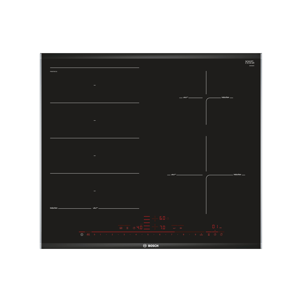 BOSCH PXE675DC1E Serie 8 60cm Built in Induction Hob | ESH Online